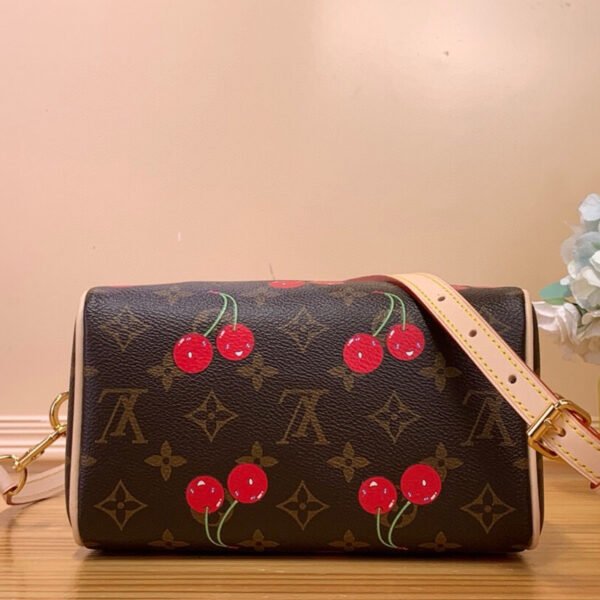 Top Original Order ✨ LV x TM Speedy Bandouli è re 20 Handbag m13094 Cherry - Image 5