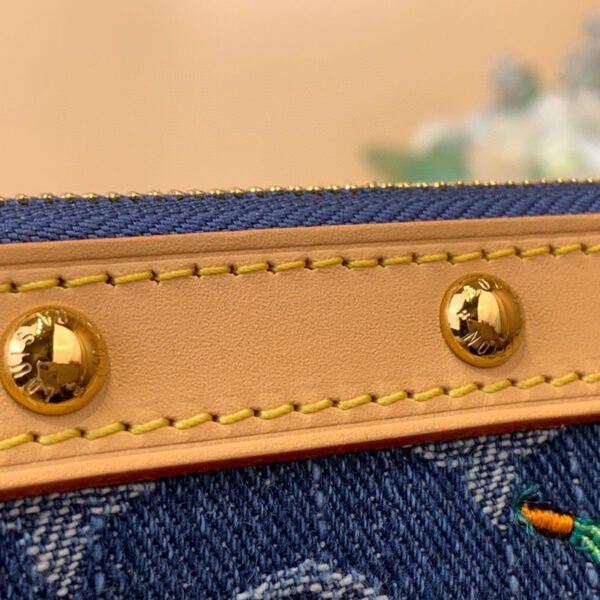 Top Original Order ✨ LV x TM POCHETTE ACCESSOIRES handbag m13994 denim cherry - Image 3